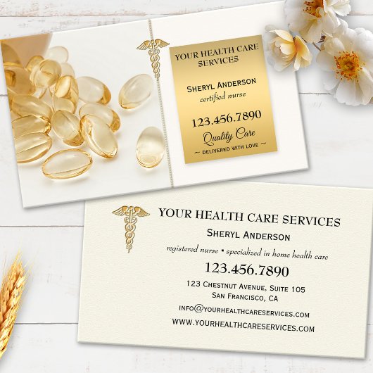プロの登録看護師 医療 名刺