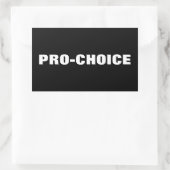 プロの白黒ミニマルモダンリスト 長方形シール (バッグ)