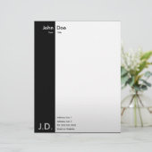 プロの白黒 レターヘッド (スタンド正面)