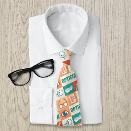 プロの眼鏡士 アイコニック デザイン ネクタイ
