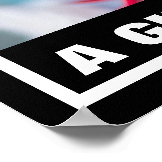 プロの笑顔の赤ちゃん女の子ライフポスター ポスター (角)