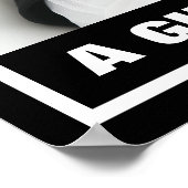 プロの笑顔の赤ちゃん女の子ライフポスター ポスター (角)