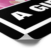 プロの笑顔の赤中国のちゃん女の子ライフポスター ポスター (角)