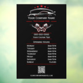 プロの自動車修理、営業時間 ウィンドウサイン (シート3)