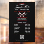 プロの自動車修理、営業時間 ウィンドウサイン (シート2)