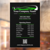 プロの自動車洗車・車両詳細業務時間 ウィンドウサイン (シート2)