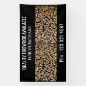 プロの薪販売業者のためのバナー 横断幕 (縦)