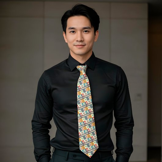 プロの薬剤師 アイコン 小型 デザイン ネクタイ