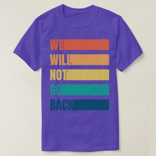 プロの選択に戻らない Tシャツ (デザイン正面)