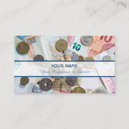 プロの銀行家または金融の専門家向け 名刺