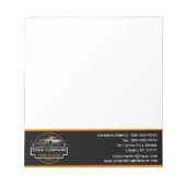 プロの雪かきサービス、雪かき専門会社 ノートパッド (正面)