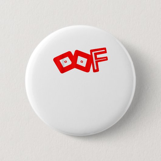 プロまたはおもしろいノーバゲーマーの一日中 缶バッジ (正面)