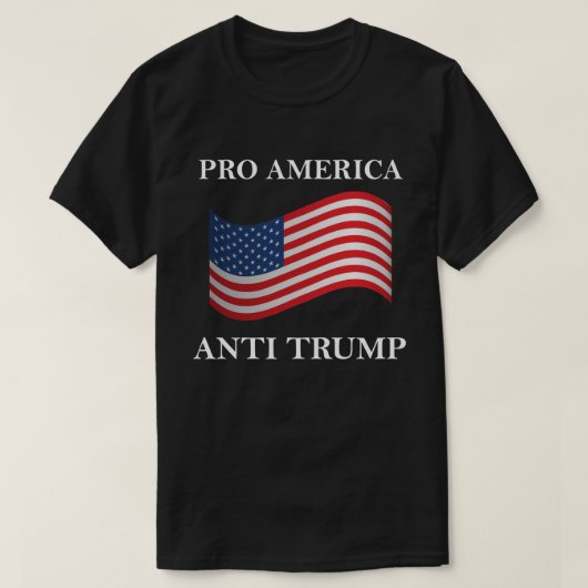 プロアメリカのアンチの切札 Tシャツ (デザイン正面)