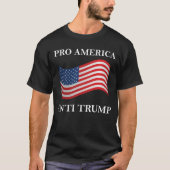 プロアメリカのアンチの切札 Tシャツ (正面)