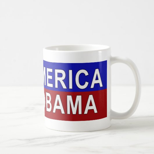 プロアメリカのアンチオバマのギア コーヒーマグカップ (右)