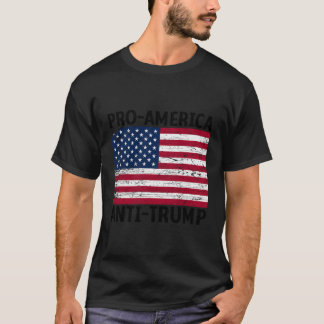 プロアメリカアンチトランプシャツ – アメリカ国旗 Tシャツ