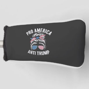 プロアメリカアンチトランプ米州旗レジスト ゴルフヘッドカバー