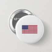 プロアメリカアンチトランプ – アメリカ合衆国国旗のレジスト 缶バッジ (正面&裏面)