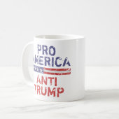 プロアメリカアンチトランプ コーヒーマグカップ (正面左)