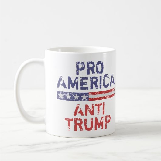 プロアメリカアンチトランプ コーヒーマグカップ (左)