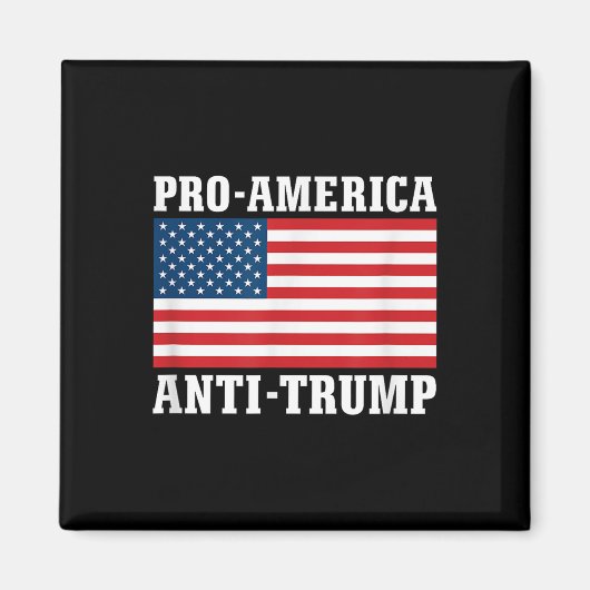 プロアメリカアンチトランプ マグネット (正面)