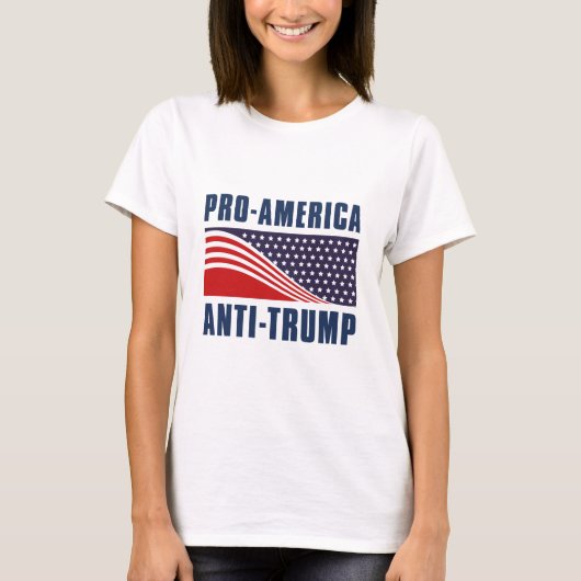 プロアメリカアンチトランプ Tシャツ (正面)