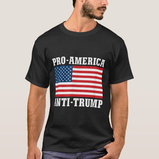 プロアメリカアンチトランプ Tシャツ (正面)