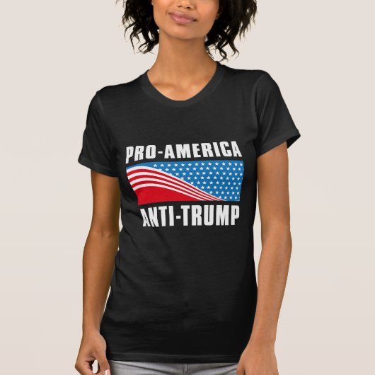 プロアメリカアンチトランプ Tシャツ (正面)