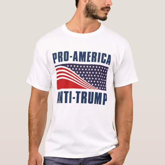 プロアメリカアンチトランプ Tシャツ (正面)