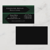 プロアローズ名刺、フォレストグリーン 名刺 (正面/裏面)