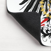 プロイセンのワシの赤い黒および金ゴールド マウスパッド (コーナー)