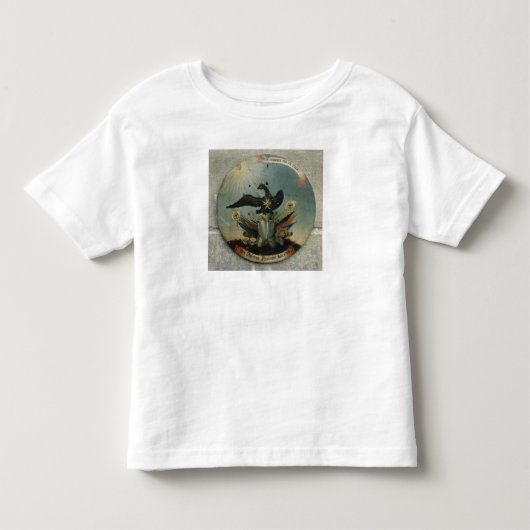 プロイセンの役人の盾、1764年 トドラーTシャツ (正面)