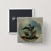 プロイセンの役人の盾、1764年 缶バッジ (正面&裏面)