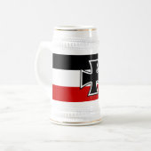 プロイセンの旗のマグおよびジョッキ ビールジョッキ (正面左)