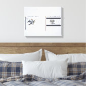 プロイセンの旗フランスの，旗集， c.181 キャンバスプリント (インサイチュ (寝室))