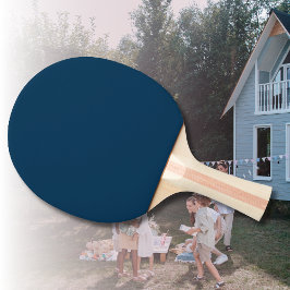 プロイセンの青無地の色 |クラシック |エレガント | 卓球ラケット