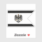 プロイセン州旗 – 市民署名（1892年～1918年） シール (シート)