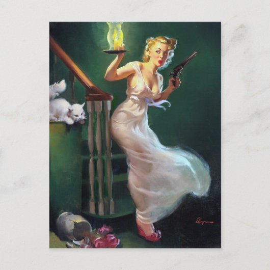 プロウラーのピン留め ポストカード (正面)