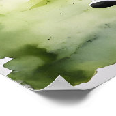 プロウーマンゴルファー – ゴルフアートプリント ポスター (角)