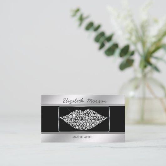 プロエレガントスタイリッシュディオダイヤモンドの唇 名刺 (スタンド正面)