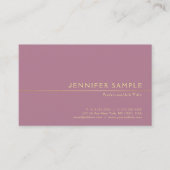 プロエレガントトレンディーシルクフィニッシュラモダンックス 名刺 (正面)