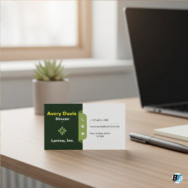 プロエレガントフェッシクラシックャーのミニマルデザイン 名刺