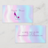 プロエレガントフローラハイヒール,ホログラフィック 名刺 (正面/裏面)