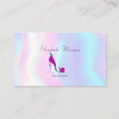プロエレガントフローラハイヒール，ホログラフィック 名刺 (正面)