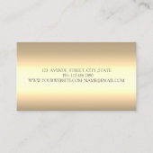 プロエレガントマカロンスイーツベーカリー 名刺 (裏面)