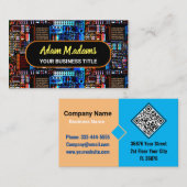 プロエレクトロニクス PCB プリント基板 (QRコード) 名刺 (正面/裏面)