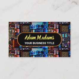 プロエレクトロニクス PCB プリント基板 (QRコード) 名刺