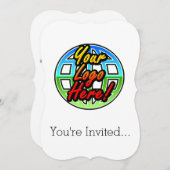 プロカスタムモーション·インプリント·ロゴ 招待状 (正面/裏面)