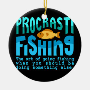 プロカスティフィッシング魚釣り引用文漁師 セラミックオーナメント