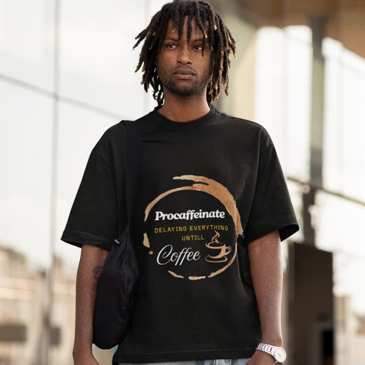 プロカフェインおもしろいトのコーヒーの才能引用文 Tシャツ